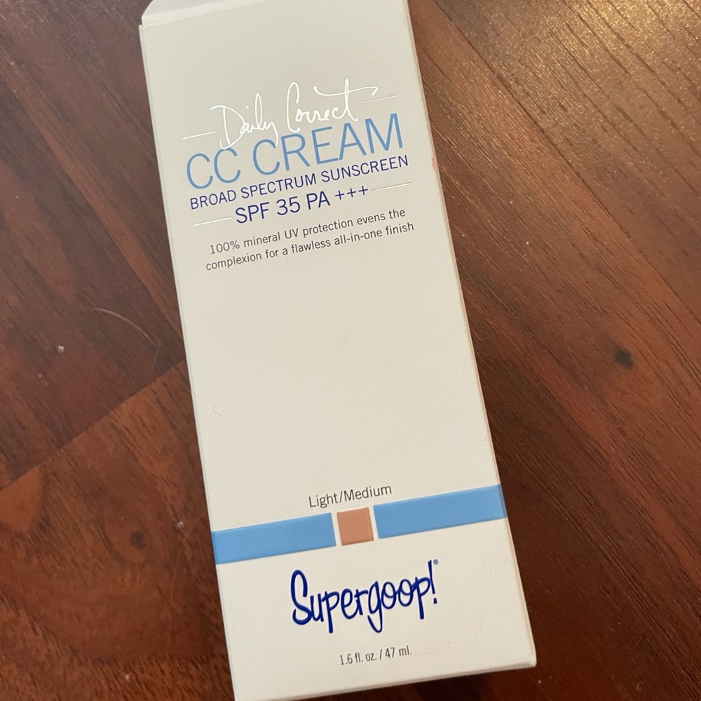 NEW Supergoop CC Cream